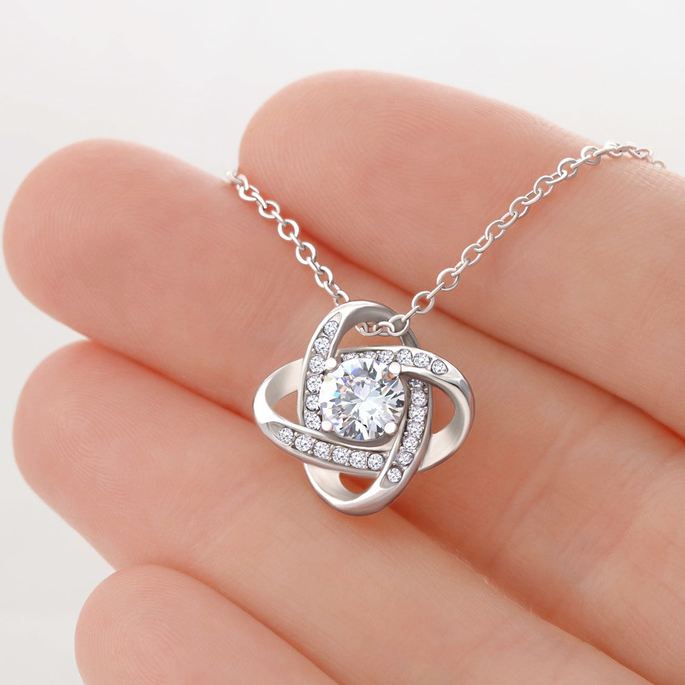 Luxury Love Knot Necklace - To My Soulmate Love Knot Necklace (Yellow & White Gold Variants)